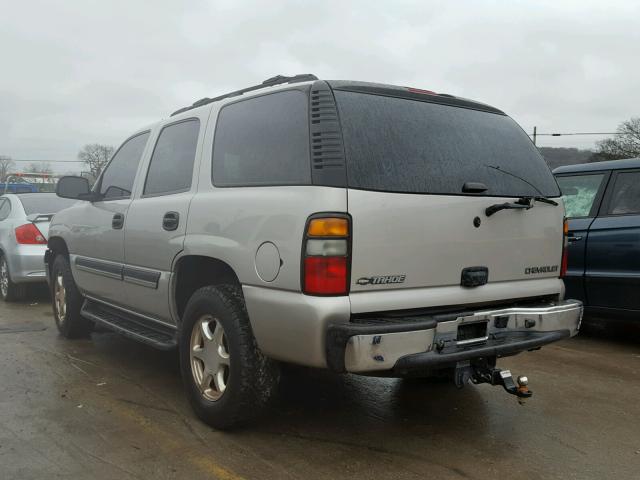 1GNEK13T75J266037 - 2005 CHEVROLET TAHOE K150 SILVER photo 3