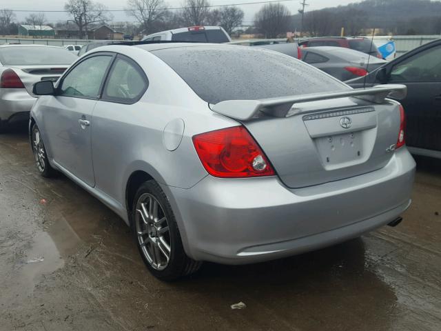 JTKDE177060114643 - 2006 TOYOTA SCION TC SILVER photo 3