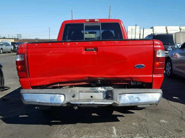 1FTYR14U82PA39537 - 2002 FORD RANGER SUP RED photo 9