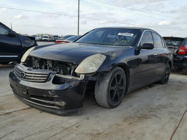 JNKCV51E13M316220 - 2003 INFINITI G35 BLACK photo 2