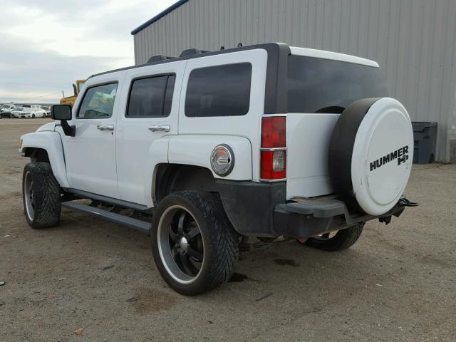 5GTDN136568103409 - 2006 HUMMER H3 WHITE photo 3