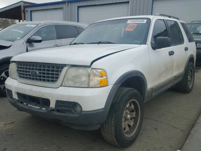 1FMZU73K83ZA01040 - 2003 FORD EXPLORER X WHITE photo 2