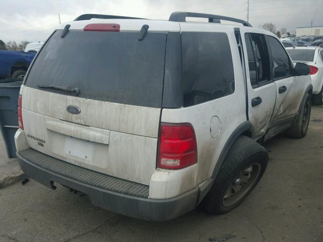 1FMZU73K83ZA01040 - 2003 FORD EXPLORER X WHITE photo 4