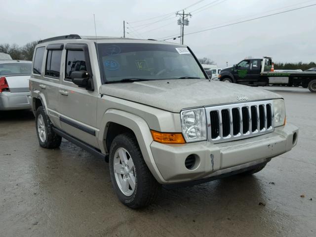 1J8HH48K87C599627 - 2007 JEEP COMMANDER SILVER photo 1