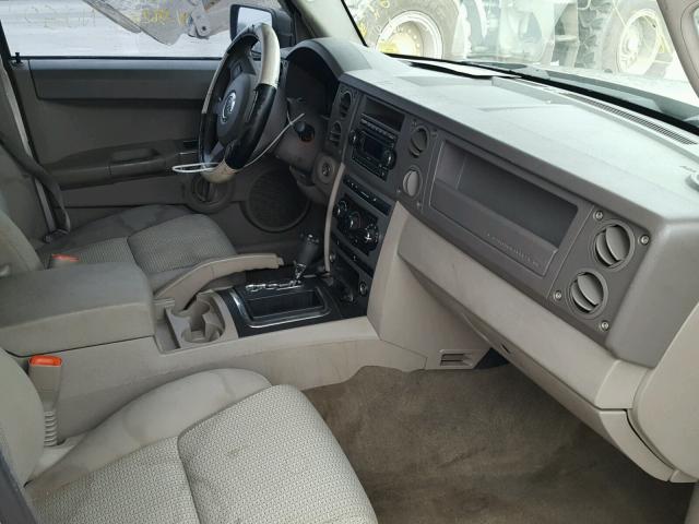 1J8HH48K87C599627 - 2007 JEEP COMMANDER ვერცხლისფერი ფოტო 5