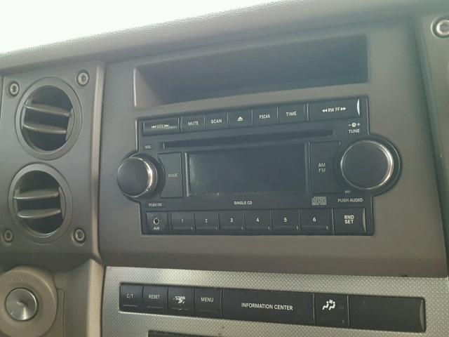 1J8HH48K87C599627 - 2007 JEEP COMMANDER ვერცხლისფერი ფოტო 9