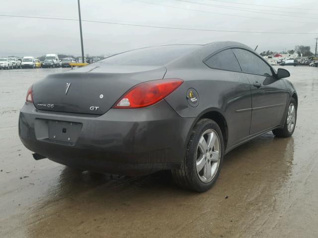 1G2ZH158364173781 - 2006 PONTIAC G6 GT GRAY photo 4