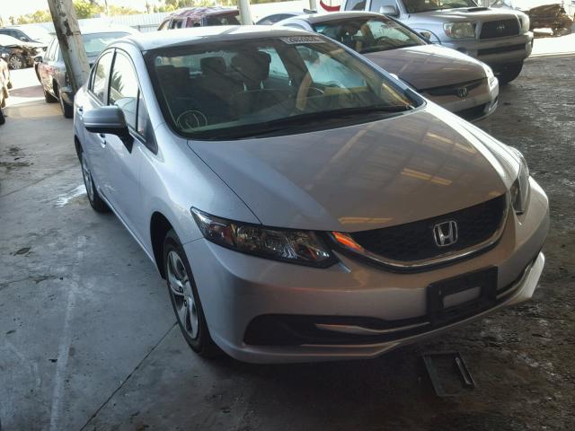 2HGFB2F53FH512134 - 2015 HONDA CIVIC LX SILVER photo 1