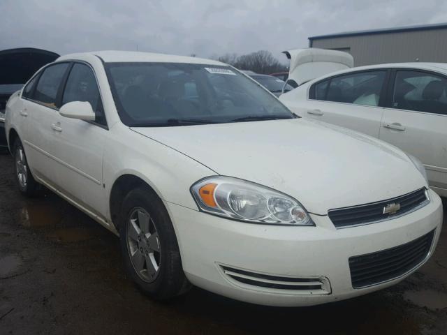 2G1WT58N881219201 - 2008 CHEVROLET IMPALA LT WHITE photo 1