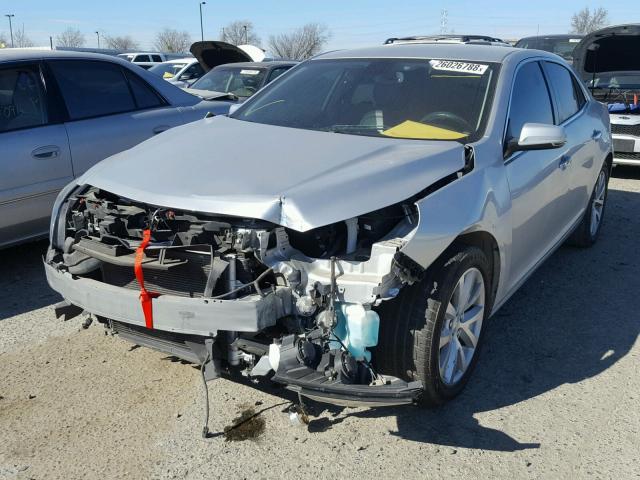 1G11H5SA2DF289698 - 2013 CHEVROLET MALIBU LTZ 银色 照片 2