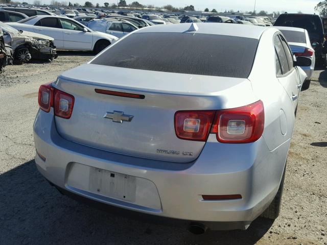 1G11H5SA2DF289698 - 2013 CHEVROLET MALIBU LTZ SILVER photo 4