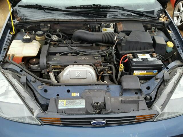 3FAFP31323R120599 - 2003 FORD FOCUS ZX3 BLUE photo 7