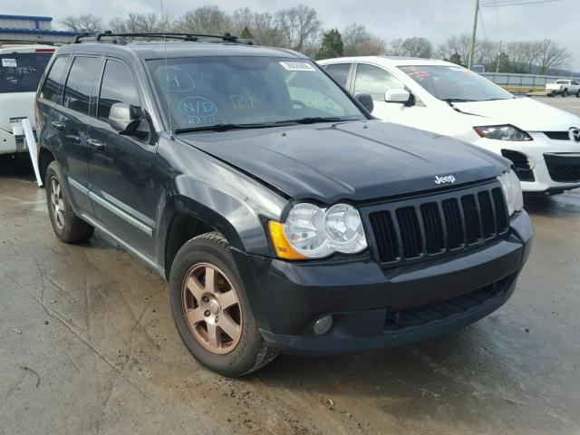 1J8HR48P89C537642 - 2009 JEEP GRAND CHER BLACK photo 1