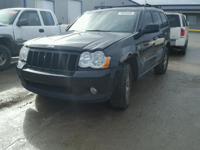 1J8HR48P89C537642 - 2009 JEEP GRAND CHER BLACK photo 2