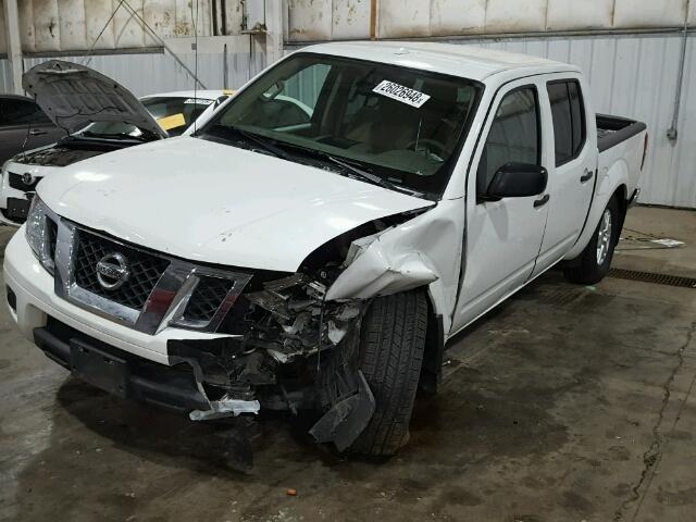 1N6AD0EV0EN733282 - 2014 NISSAN FRONTIER S WHITE photo 2