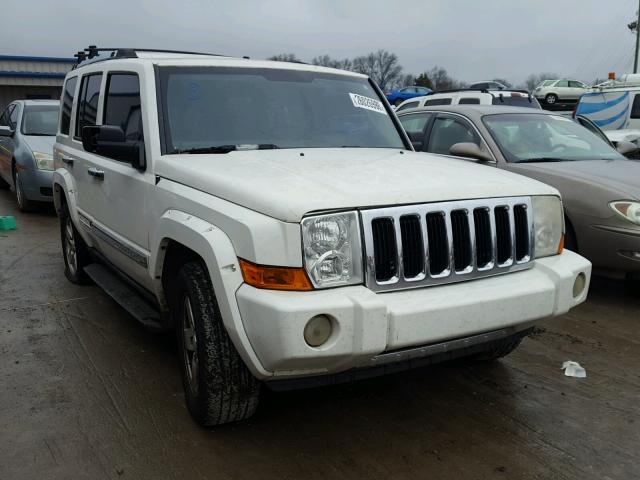 1J8HH58P27C622546 - 2007 JEEP COMMANDER WHITE photo 1