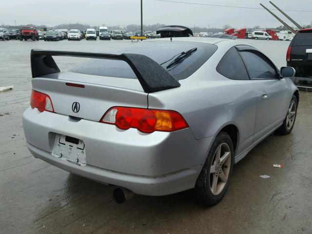 JH4DC53023C000830 - 2003 ACURA RSX TYPE-S SILVER photo 4