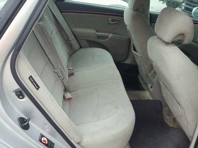 KMHFC46F67A184395 - 2007 HYUNDAI AZERA SE SILVER photo 6