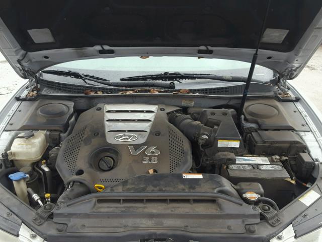 KMHFC46F67A184395 - 2007 HYUNDAI AZERA SE SILVER photo 7