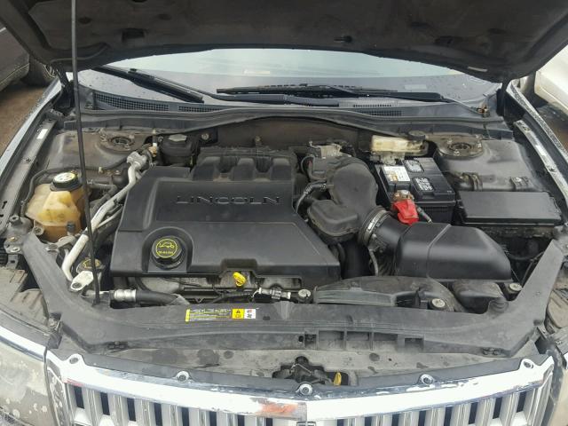 3LNHM28T47R634001 - 2007 LINCOLN MKZ BLACK photo 7