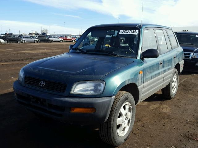 JT3HP10V3T0095324 - 1996 TOYOTA RAV4 GREEN photo 2