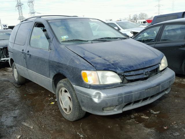 4T3ZF13C61U379035 - 2001 TOYOTA SIENNA LE BLUE photo 1