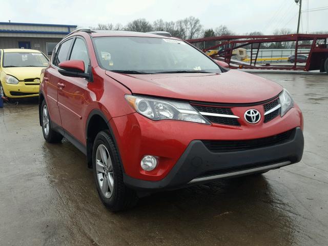 2T3RFREV6FW370453 - 2015 TOYOTA RAV4 XLE RED photo 1