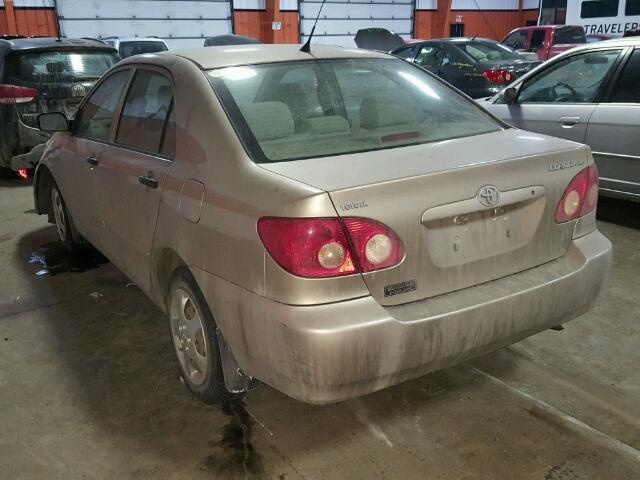 2T1BR32E76C583951 - 2006 TOYOTA COROLLA CE GOLD photo 3