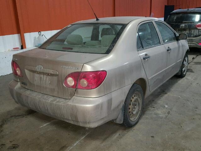 2T1BR32E76C583951 - 2006 TOYOTA COROLLA CE GOLD photo 4