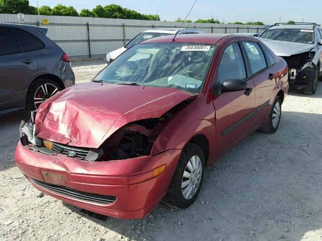 1FAFP33PX3W276547 - 2003 FORD FOCUS LX RED photo 2