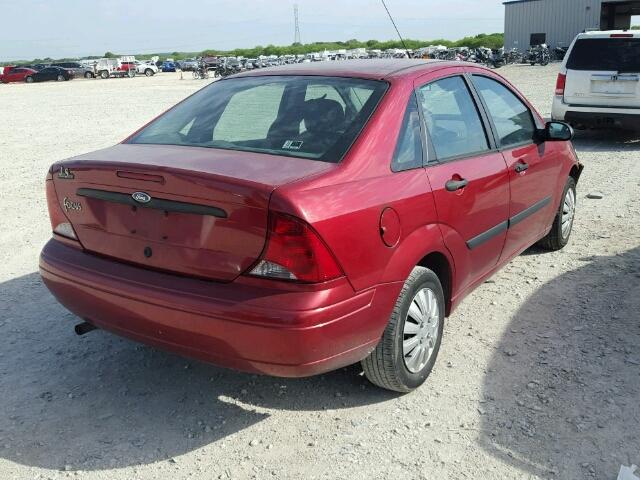 1FAFP33PX3W276547 - 2003 FORD FOCUS LX RED photo 4