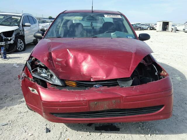 1FAFP33PX3W276547 - 2003 FORD FOCUS LX RED photo 9