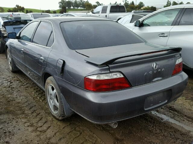 19UUA56663A013522 - 2003 ACURA 3.2TL GRAY photo 3