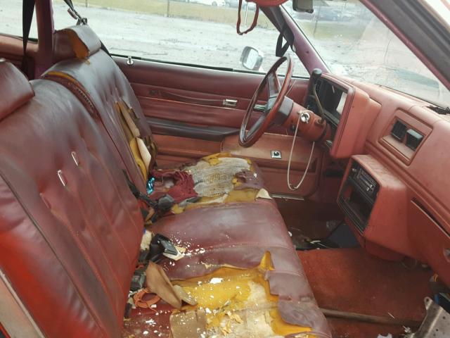 1Z37U8K463052 - 1979 CHEVROLET MONTE CARL MAROON photo 5