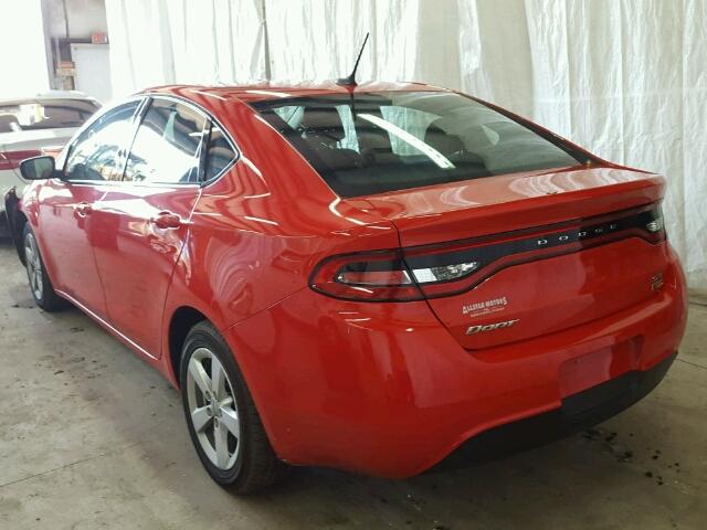 1C3CDFBA1GD660243 - 2016 DODGE DART SXT RED photo 3