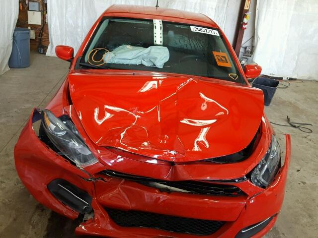 1C3CDFBA1GD660243 - 2016 DODGE DART SXT RED photo 9