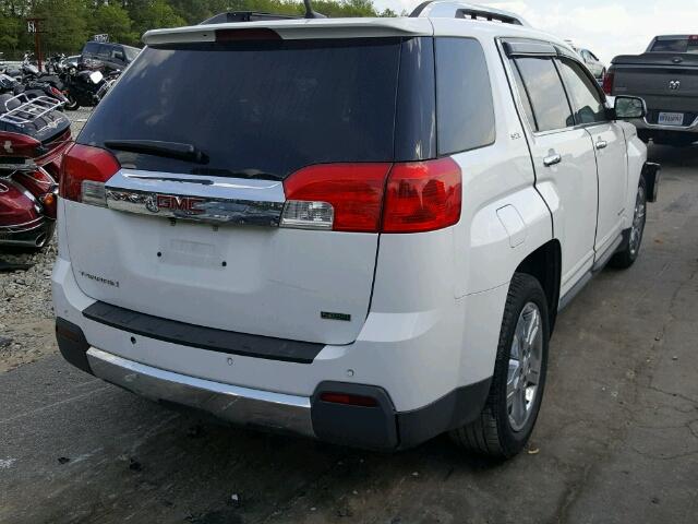 2GKALWEK0C6217363 - 2012 GMC TERRAIN SL WHITE photo 4