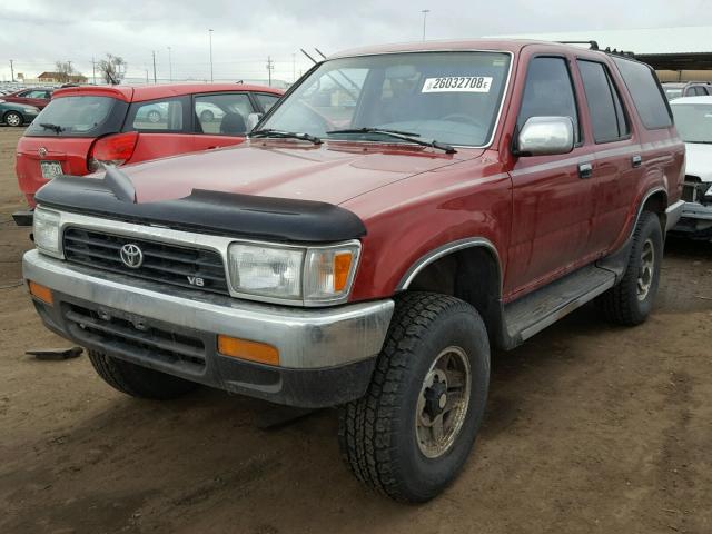 JT3VN39WXN0092181 - 1992 TOYOTA 4RUNNER VN RED photo 2