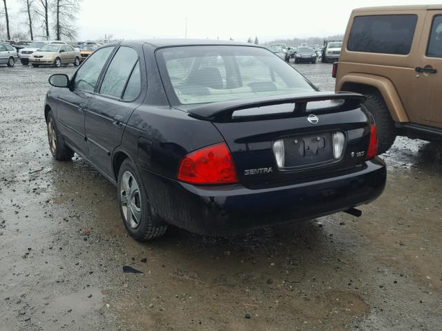 3N1CB51D35L482210 - 2005 NISSAN SENTRA 1.8 BLACK photo 3