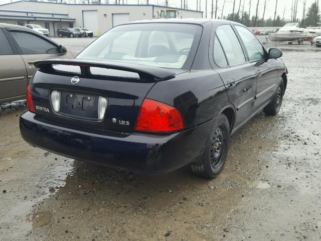 3N1CB51D35L482210 - 2005 NISSAN SENTRA 1.8 BLACK photo 4