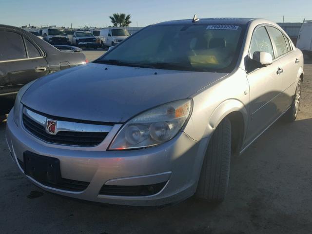 1G8ZV57747F199712 - 2007 SATURN AURA XR SILVER photo 2