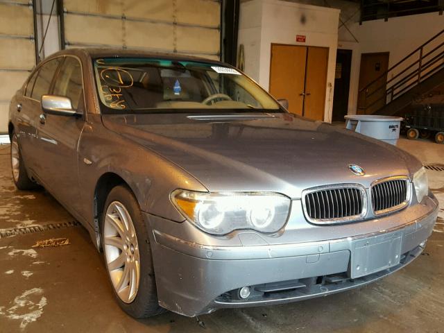 WBAGN63403DR14633 - 2003 BMW 745 LI BLUE photo 1