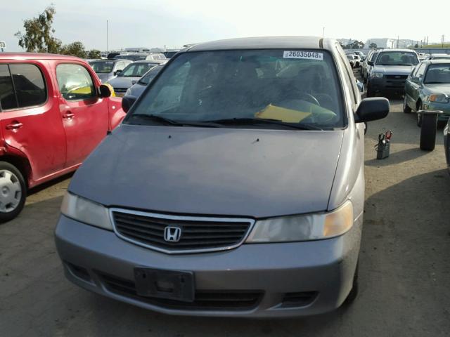 2HKRL1855YH540785 - 2000 HONDA ODYSSEY LX GRAY photo 9