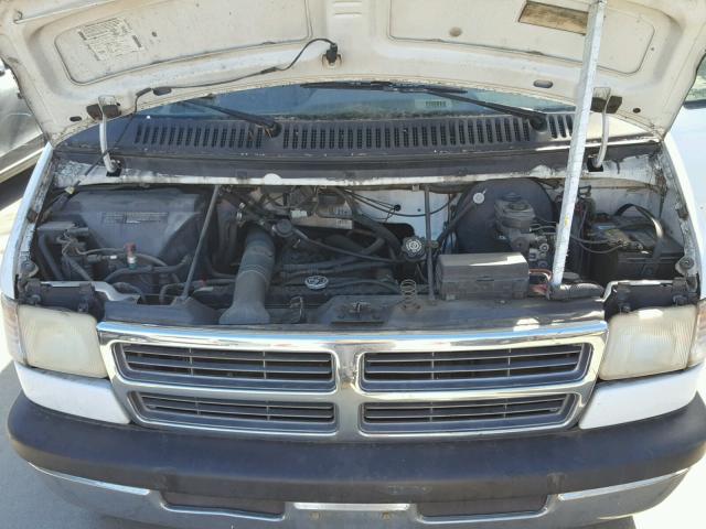 2B4HB25Z2TK119183 - 1996 DODGE RAM WAGON WHITE photo 7