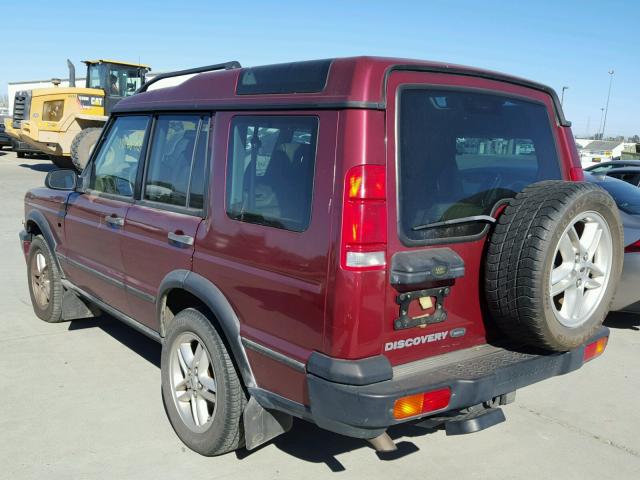 SALTW12412A747243 - 2002 LAND ROVER DISCOVERY BURGUNDY photo 3