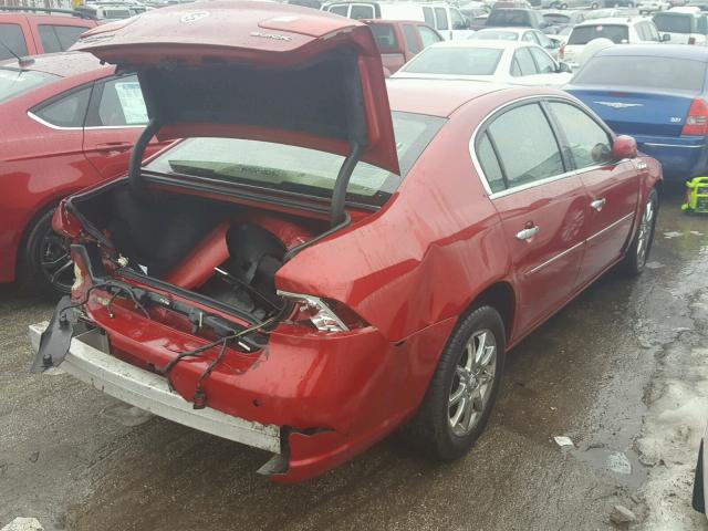 1G4HD57256U130686 - 2006 BUICK LUCERNE CX RED photo 4