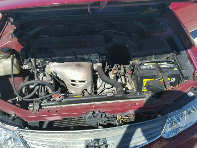 2T1CE22P72C003197 - 2002 TOYOTA CAMRY SOLA RED photo 7