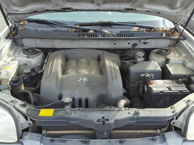 KM8SC13D52U245906 - 2002 HYUNDAI SANTA FE G SILVER photo 7