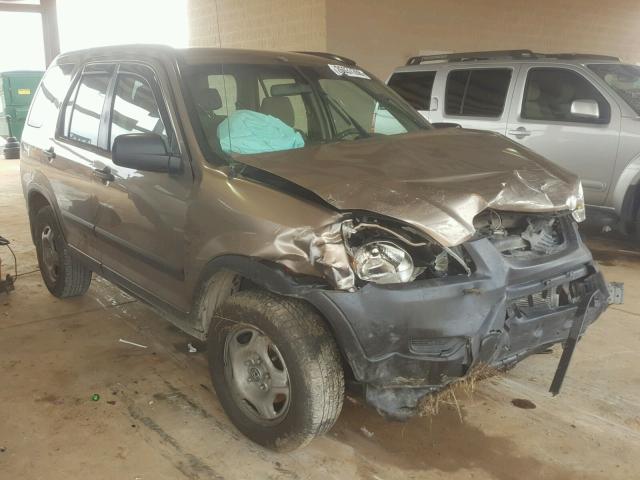 JHLRD68404C013747 - 2004 HONDA CR-V LX BROWN photo 1