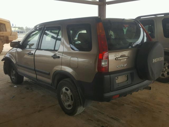 JHLRD68404C013747 - 2004 HONDA CR-V LX BROWN photo 3